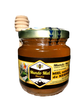 Miel pequeña con palito melero 190gr (5€/unidad)