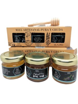 Caja de 3 mieles Especial para Regalo