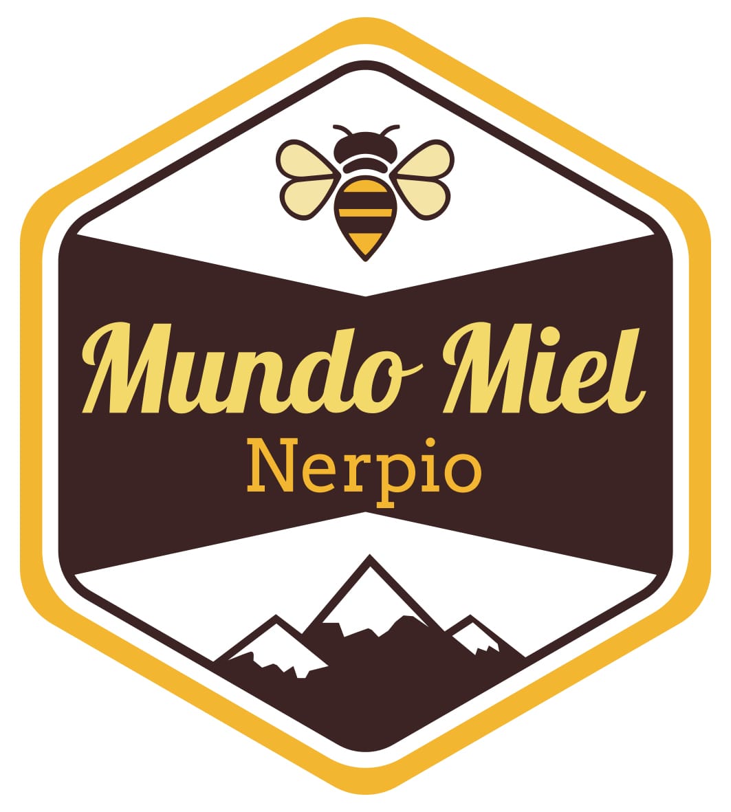 logo mundo miel nerpio blanco